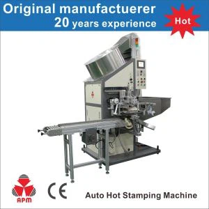 Hot Foil machin pou plastik